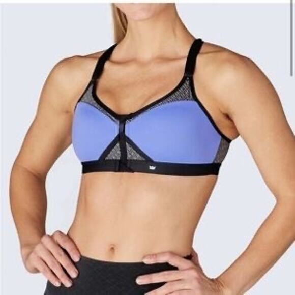 Shefit Exhilarate Sports Bra Blue Black XS - Picture 1 of 4
